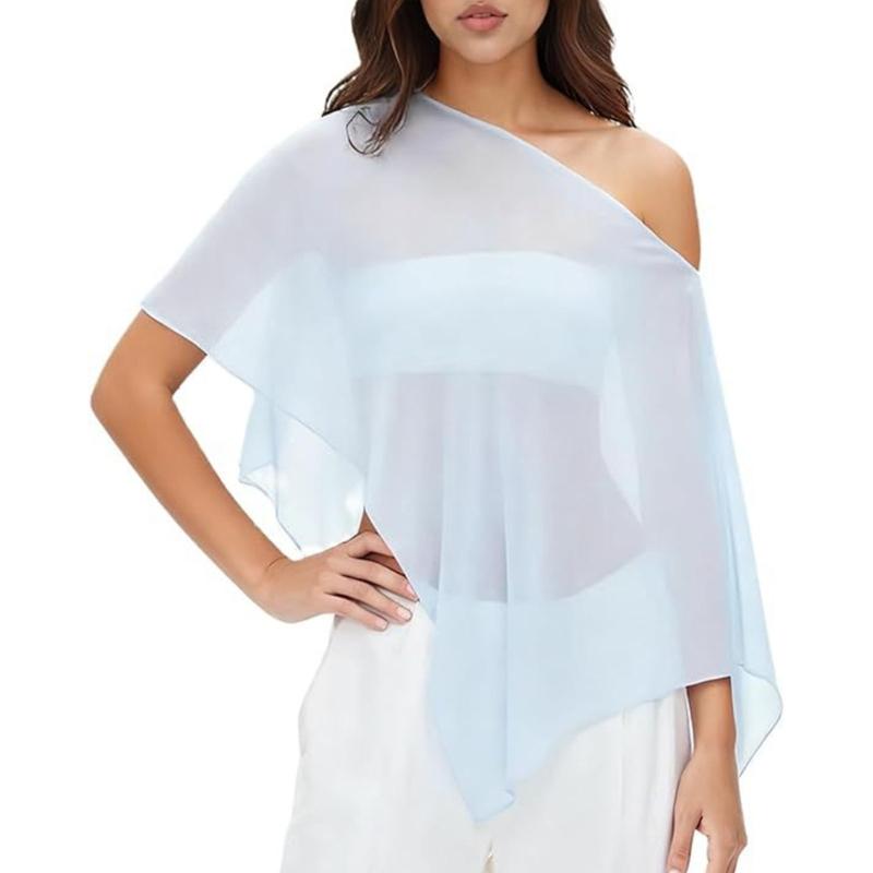 Leggero Sciarpa in Chiffon Con Protezione Solare UPF30+ Per Donne Estate Spiaggia Vacanza E Pendolarismo Quotidiano