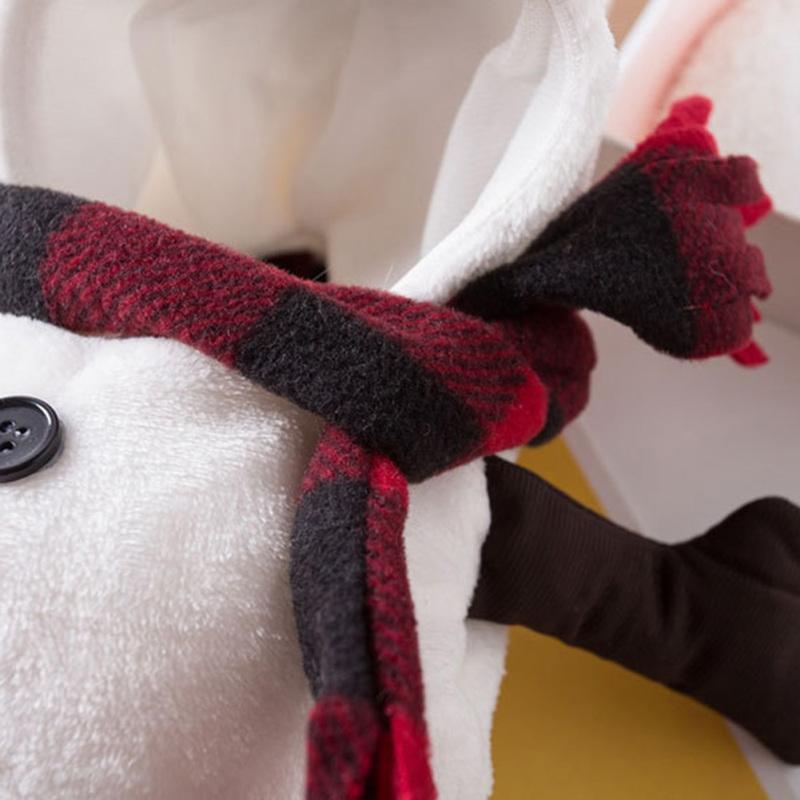 Pet Cat Dog Snowman Costume Dress Up Clothes Pet Photo Props Supplies For Halloween Christmas Party