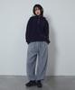 CHICKS Fleece Side Pintuck Balloon Jogger Pants Melange