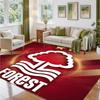 Nottingham Forest Design Kristall-Samt-Teppich Weich Dekorative Matte für Schlafzimmer Eingang