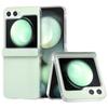For Samsung Galaxy Z Flip5 5G Case Hinge Protection Leather+PC Anti-Slip Phone Cover