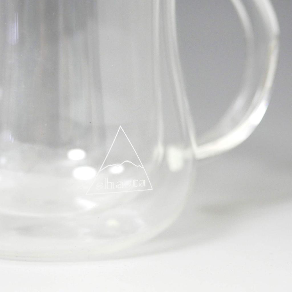 Shasta Drip Pot Clear 420ml Pot with Coffee Dripper TWG-C-026