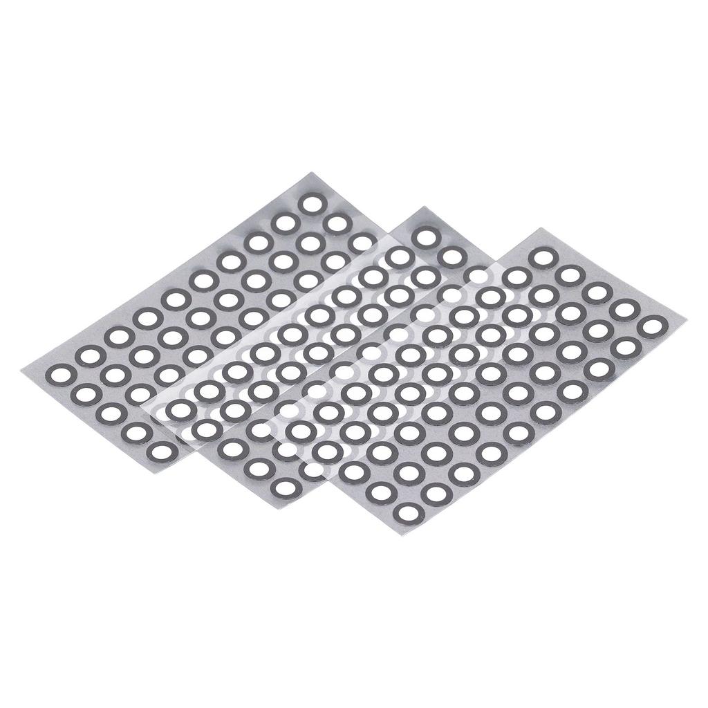 150Pcs 3D Scanning Reference Point Markers Diffuse Reflection Accurate Tracking Scanner Supplies ID 6mm OD 10mm 3 Sheet