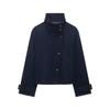 2026 Fall Womens Street Fashion Casual Stand Collar Coat Design Outerwear W03 6995