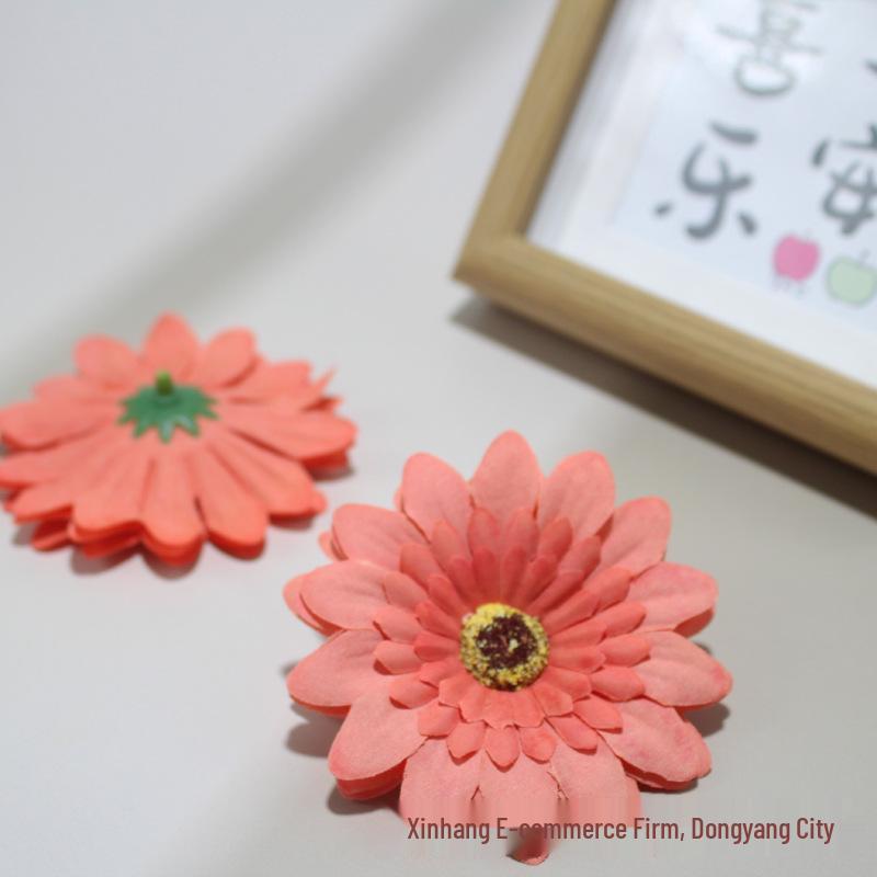 Decorative African Daisy & Persian Chrysanthemum Hair Accessories & DIY Flower Arrangement Props