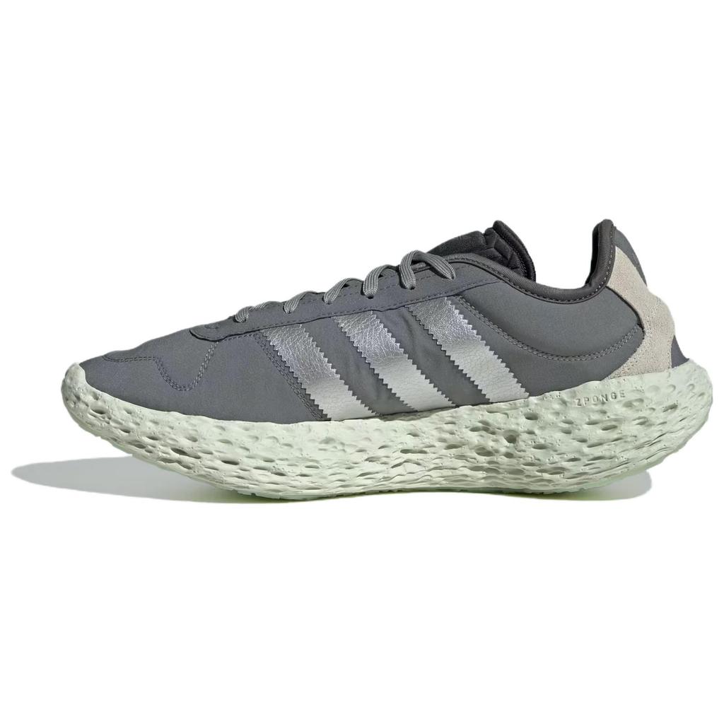Adidas Zponge Grey Matte Silver Unisex Sneakers Grey-Four Solar-Red JH8111