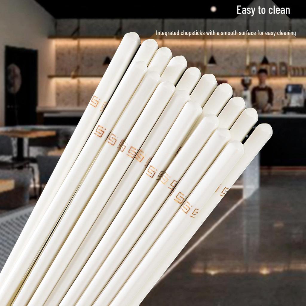 10-Piece Non-Slip, Odor-Proof, High-Temperature Resistant Chopsticks - 2025 New Style for Home Use