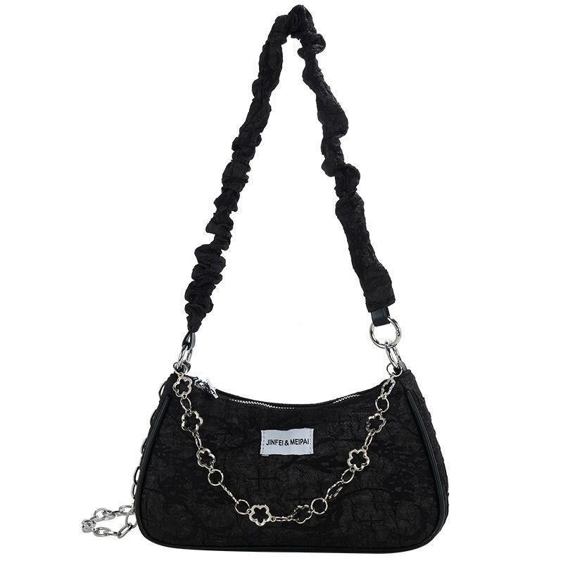 

Autumn and winter niche underarm bags, high-end bags, women s bags, popular new fashionable and versatile women s shoulder bags чорний