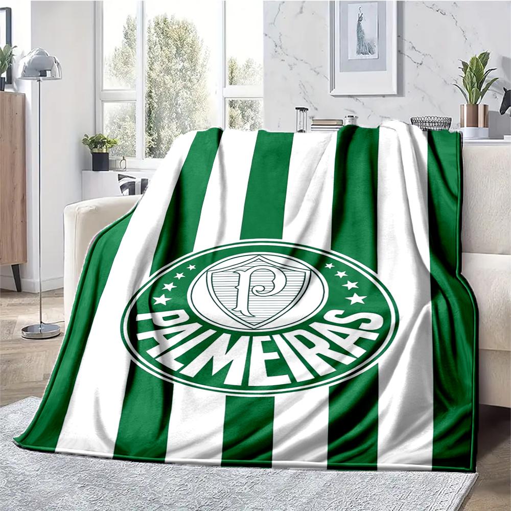 Palmeiras Motiv Aufdruck Decke - Perfekt für Sofa, Bett, Reisen & Outdoor | Maschinenwaschbar, Gemütlich & Langlebig.