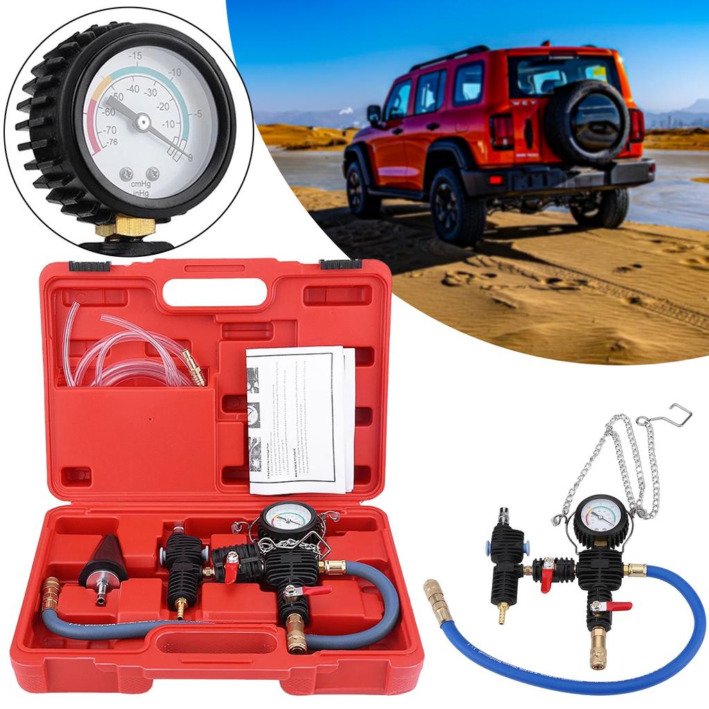 Cooling System Vacuum Purges Coolant Refills Kit,Auto Coolant Vacuum Kit,Radiator-Cooling System Vacuum Purges Refills Kit