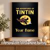 Tintin Custom Name Text 5D Diamond Painting Kit DIY Full Drill Diamond Art Decoration