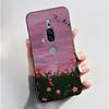 Per Sony Xperia XZ2 Premium SOV38 H8166 H8116 Custodia per Telefono Estetica Moda Gatto Carino Cartone Animato Nero Tocco Morbido Posteriore Cover in Silicone