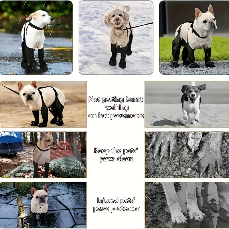 1PC Durable Waterproof Breathable Outdoor Pet Rain Boots Taking Photos Anti Slip Holidays Comfortable Multiple Sizes