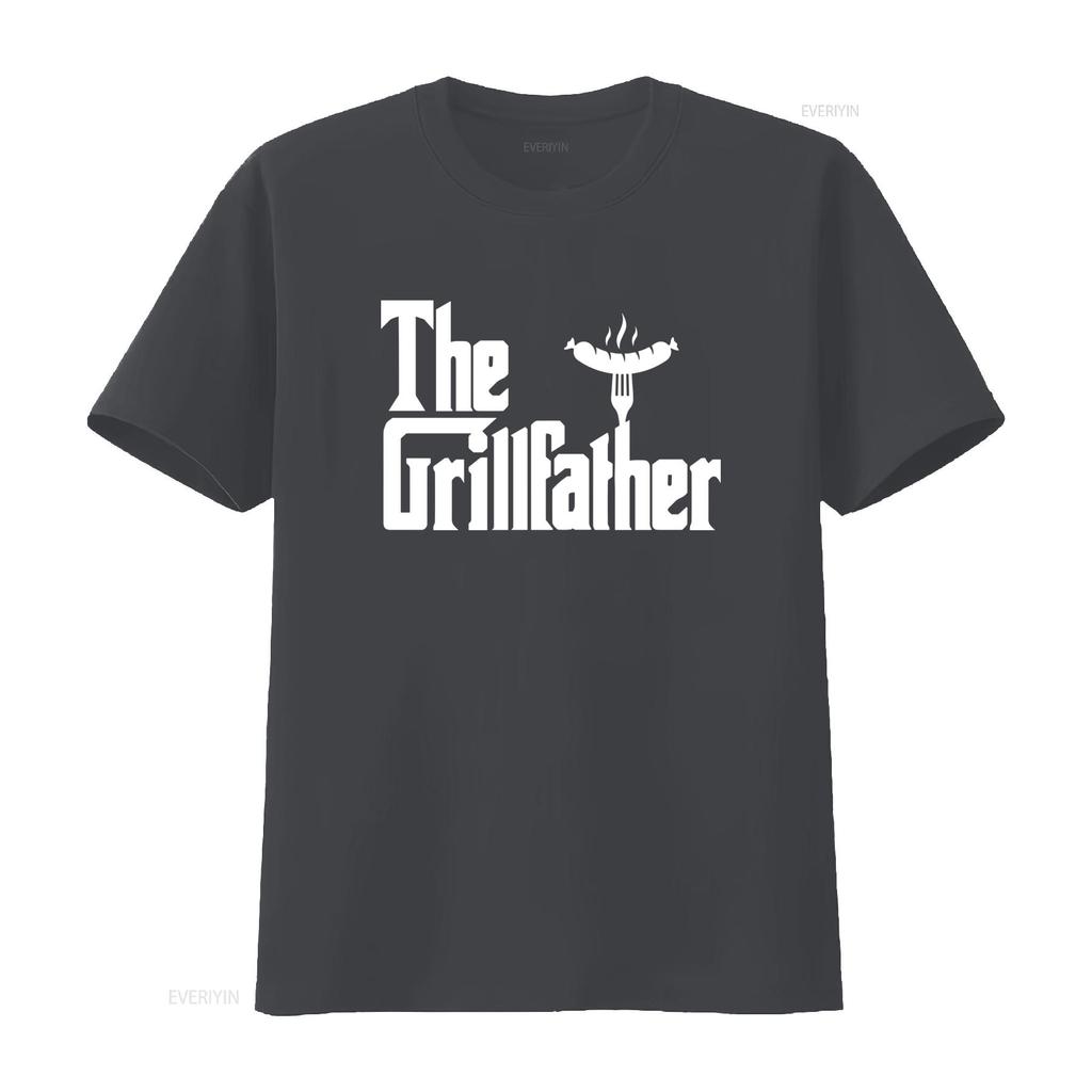 The Grillfather T Shirt Perfect for Barbecue Lovers BBQ Enthusiasts Ideal Fathers Day From Wife vintage Washed designer clothes