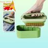 Green Yellow ABS Mesh Soap Bubble Box Without Hand Rubbing Multifunctional Laundry Soap Box Anti Slip Draining Soap Storage Box