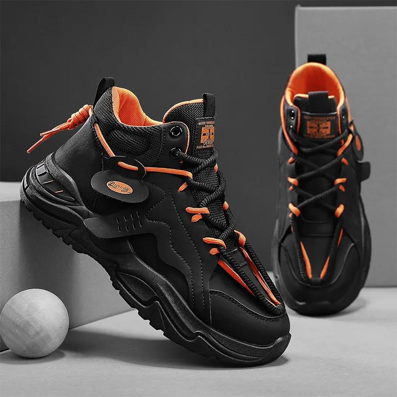 Spring Autumn New Classic Men's Shoes Fashion Versatile Casual Shoes Anti Slip and Wear Resistant Outdoor Running Shoes Sneakers