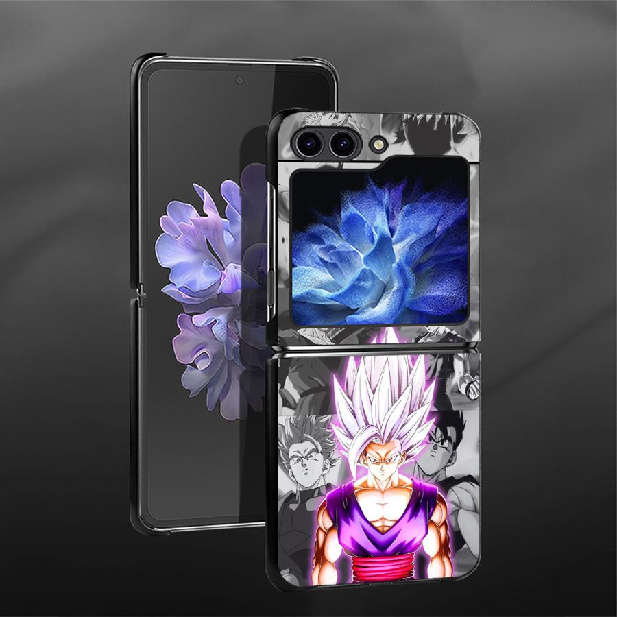 

Back Phone Cover Funda Case for Samsung Galaxy Flip5 Flip6 Flip4 Z Flip 7 6 5 4 3 Flip3 Flip7 FE Dragons Balls Galaxy Z Flip 5G