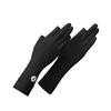 Spring Summer Mid-length Sports Ice Silk Cool Touch Screen Fingerless Riding Driving UV Protection Sun Protection Gloves Women