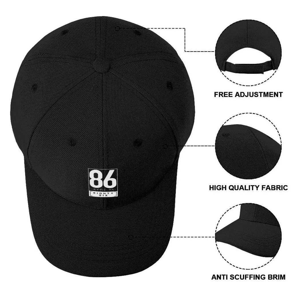 86 Eighty - Six Baseball Cap New Hat Christmas Hat Boy Child Women's