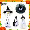 Talos Halloween Ghost Goose Costume, Wizard Hat, Cape, Pumpkin Candy Bag, Outdoor Yard Decoration for Statue or Garden Display