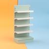 Dollhouse Supermarket Display Shelf Dollhouse Simulated Snack Cabinet Dolls House Accessories