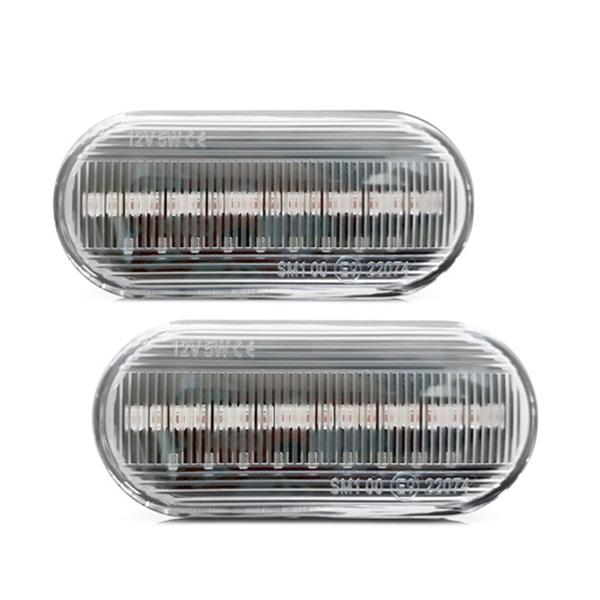 BLACK LED SIDE REPEATERS INDICATORS FORD FUSION GALAXY VW LUPO SEAT IBIZA