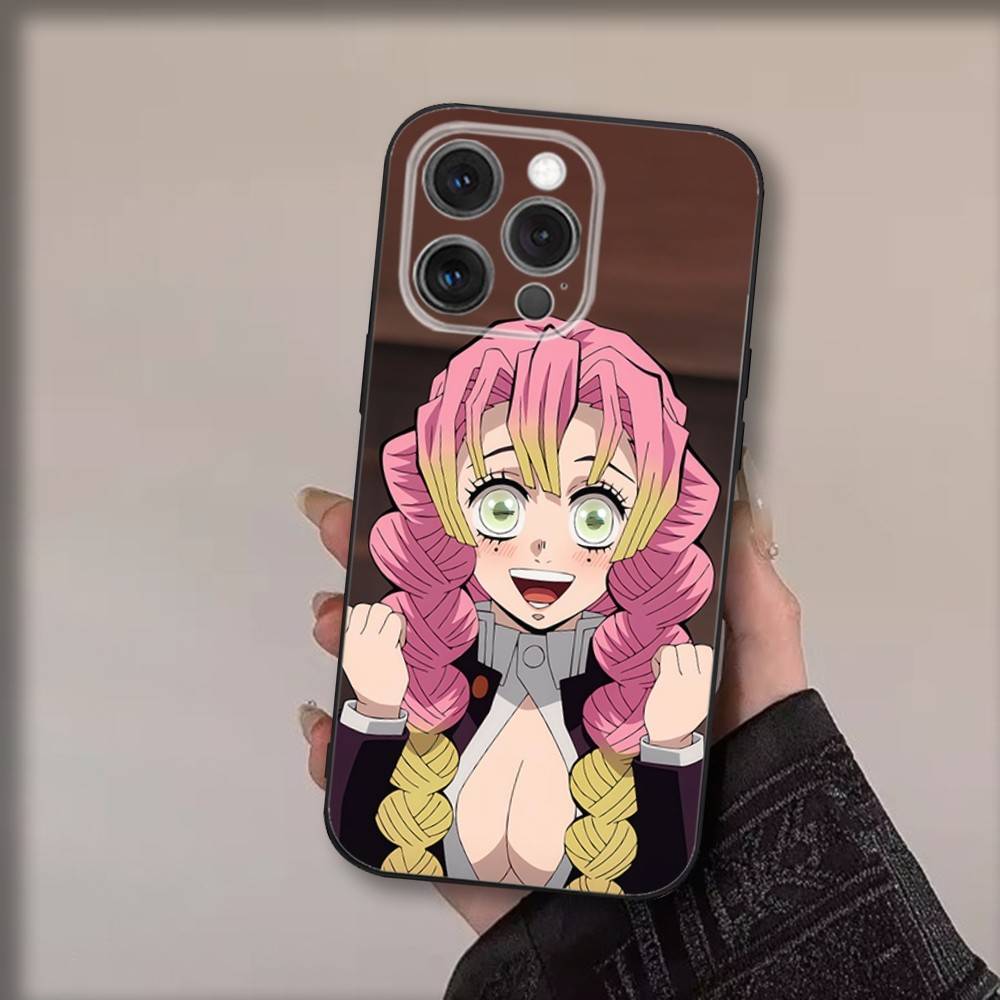 Anime M-Mitsuri Kanrojis Phone Case For iPhone 17,16,15,14,13,12,11,Pro,Max,Plus,Air,X,XS,XR,SE,8,7,Mini,Soft Black Funda