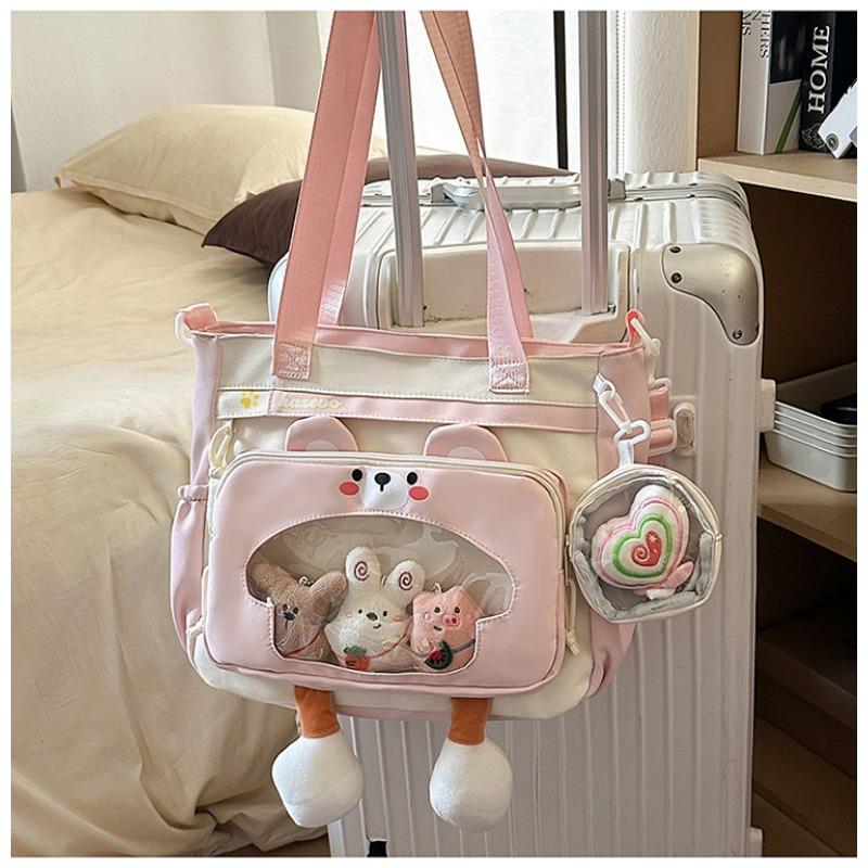 The new schoolbag is fresh and sweet, and the candy color is light and large-capacity make-up bag for junior high school students.