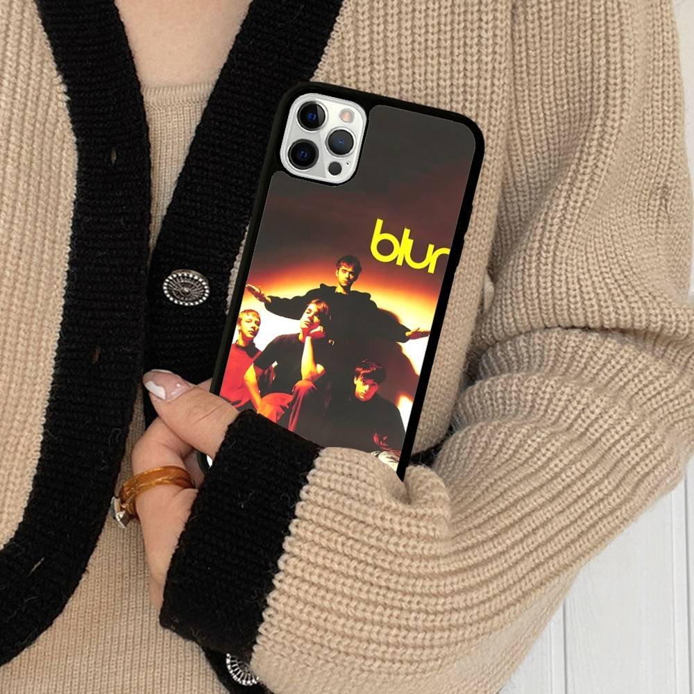 Band Musik Rapper B-Blur Vintage Phone Case For Iphone 11 12 13 14 15 Pro Max 17 16 Plus Hard PC+TPU Back Cover