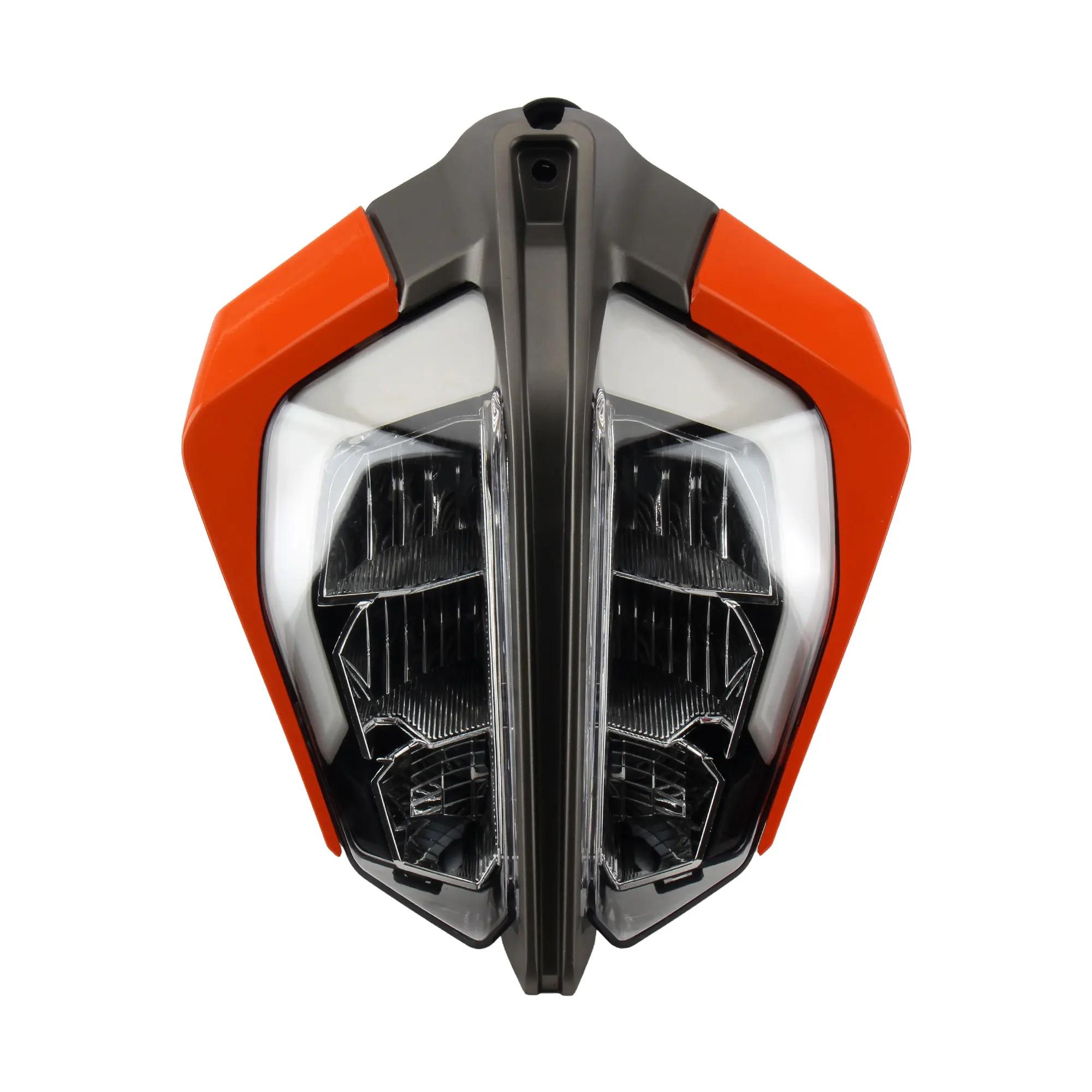 For KTM Duke 250 125 Motorcycle Led Headlight Headlamp Enduro For Duke 390 Motorbike Dirt Pit Bike Fairing Headlight 2017-2023
