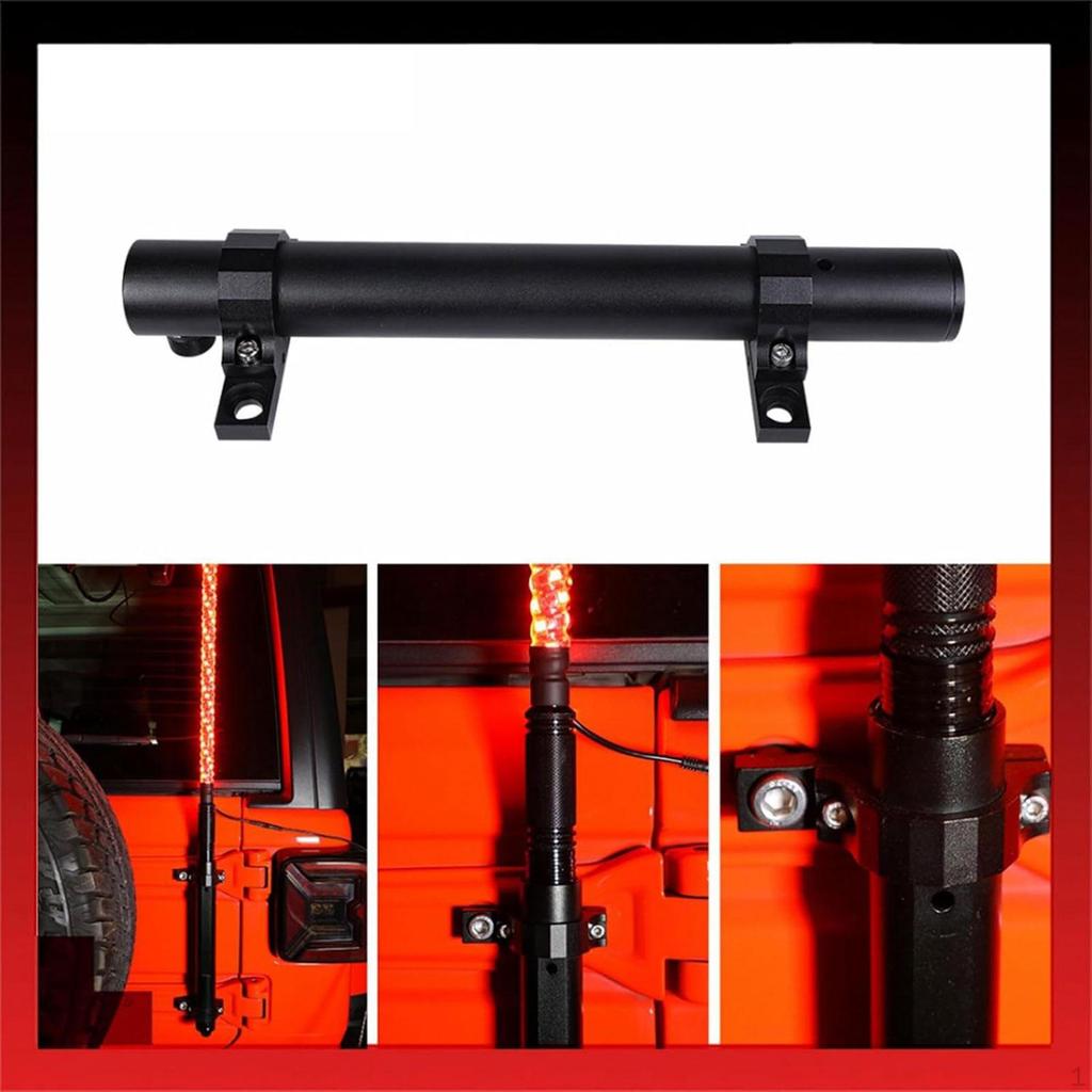 Cerniera del portellone Posteriore Supporto per Asta della Bandiera Staffa per Luci Lega di Alluminio Accessori Auto Pezzo di Ricambio Base Antenna