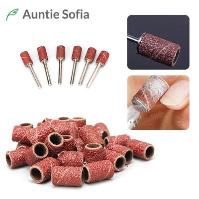 100pcs Professional Nail Machine Tools Sanding Bands Replaceable Electric Nail Files Drill Bits