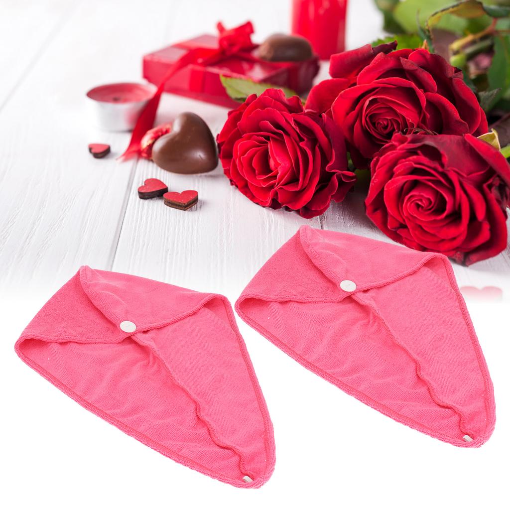 5PCS Quick Dry Microfiber Hair Hat Women Bathroom Strong Water Absorption Bath Towel Hair Dry