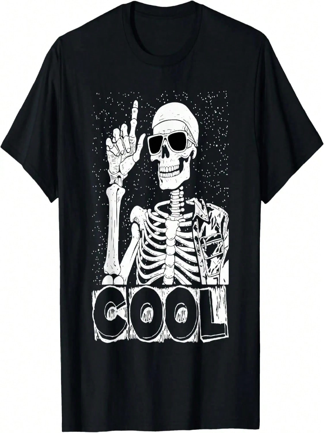 Skeleton Rock Hand Halloween Costume Cool Rock Music Rocker T-Shirt S разноцветный