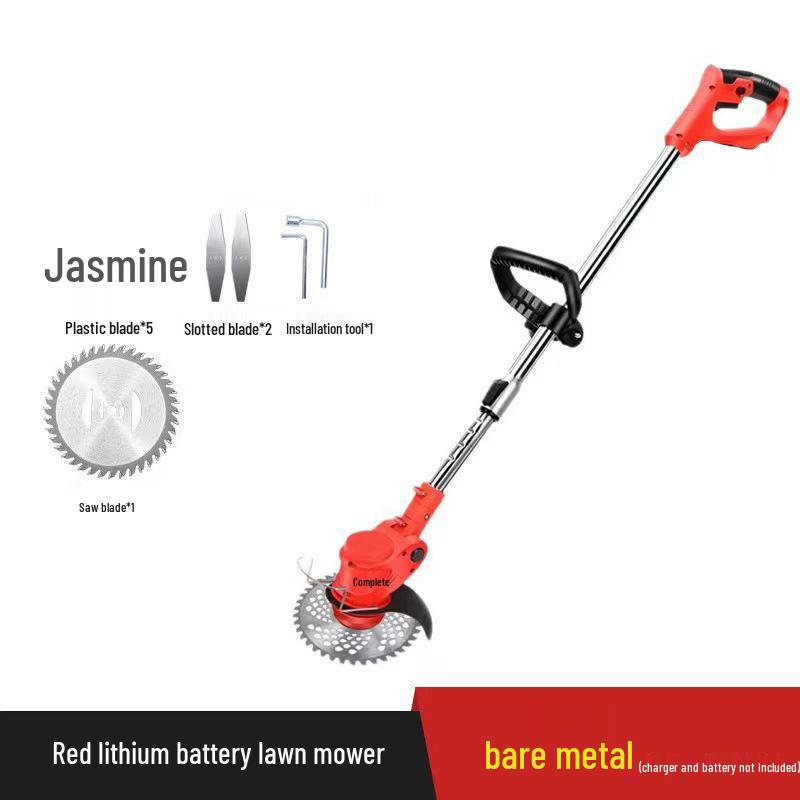 Electric Lawn Mower: High-Power Lithium Battery Grass Trimmer & Agricultural Weeder