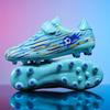 Children Football Sports Shoes Field Sports Resistant Spikes Football Boots Society Long TF/FG Outdoor Professional Boy Football Shoes