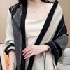 Women S Thick Warm Faux Cashmere Scarf Versatile For Autumn Winter