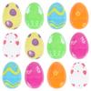 Birthday Party Plastic Assorted Eggs DIY Educational Toys Fillable Easter Egg Colourful Easter Egg