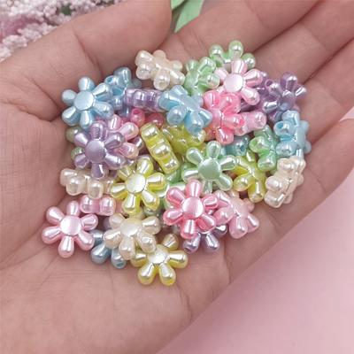 DIY Sunflowers Bracelets Shells Loose Beads Jewelry Making Acylic For Necklace Fashion Butterlry 20/30/50PCS Bowknots