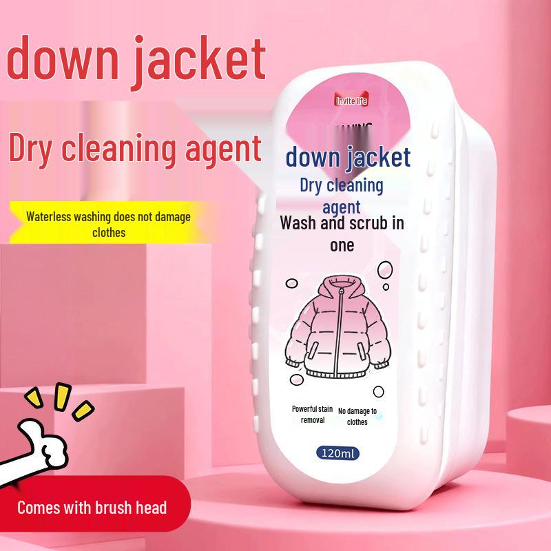 Waterless Foam Down Jacket Cleaner and Powerful Stain Remover 1-pack