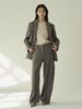 NOUVE Curved Tailoring Pants - Dark Gray