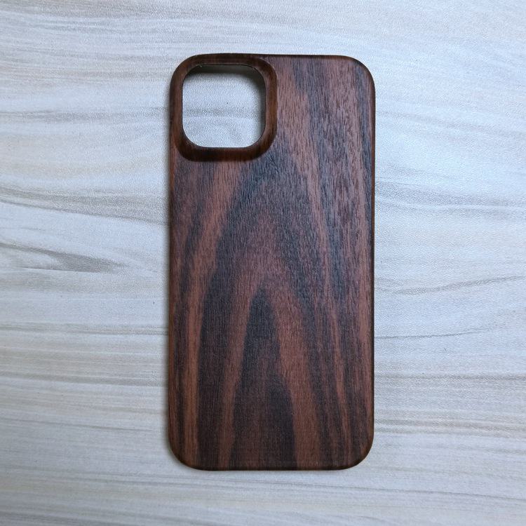 Hülle aus Holz für iPhone 14 Pro Max - Schutzhülle aus Massivholz, Hartschalen-Apple-Hülle