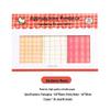 Romantic Plaid Sticky Notes: Korean Style Tearable Square Markers in 8 Designs