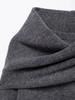 INS Spring Women's Elegant Knit Coat with Scarf