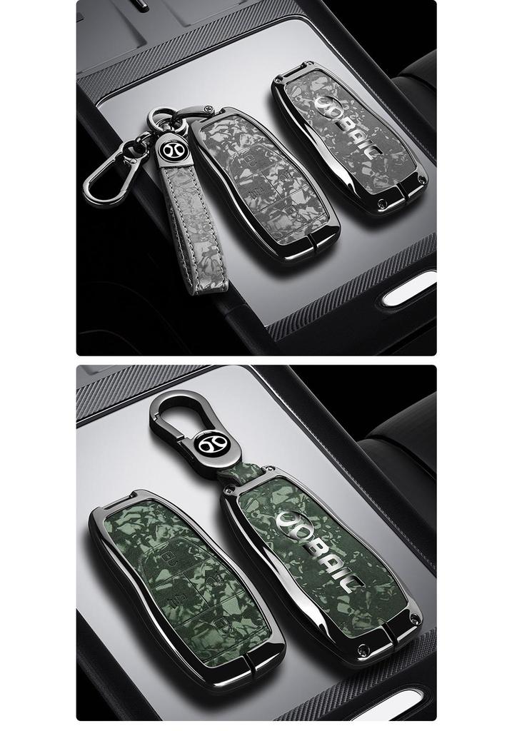 BAIC Car Key Case for BJ20/X7/EU7/EU5 – Premium Metal Protective Hanging Bag for Men