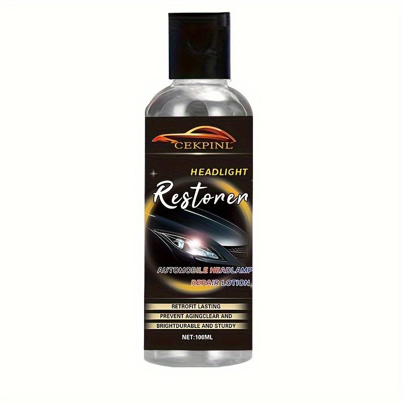 Headlight Restoration Kit – Scratch, Oxide & Yellowing Remover, Enhanced Brightness, PE Material, for All Vehicle Headlights
