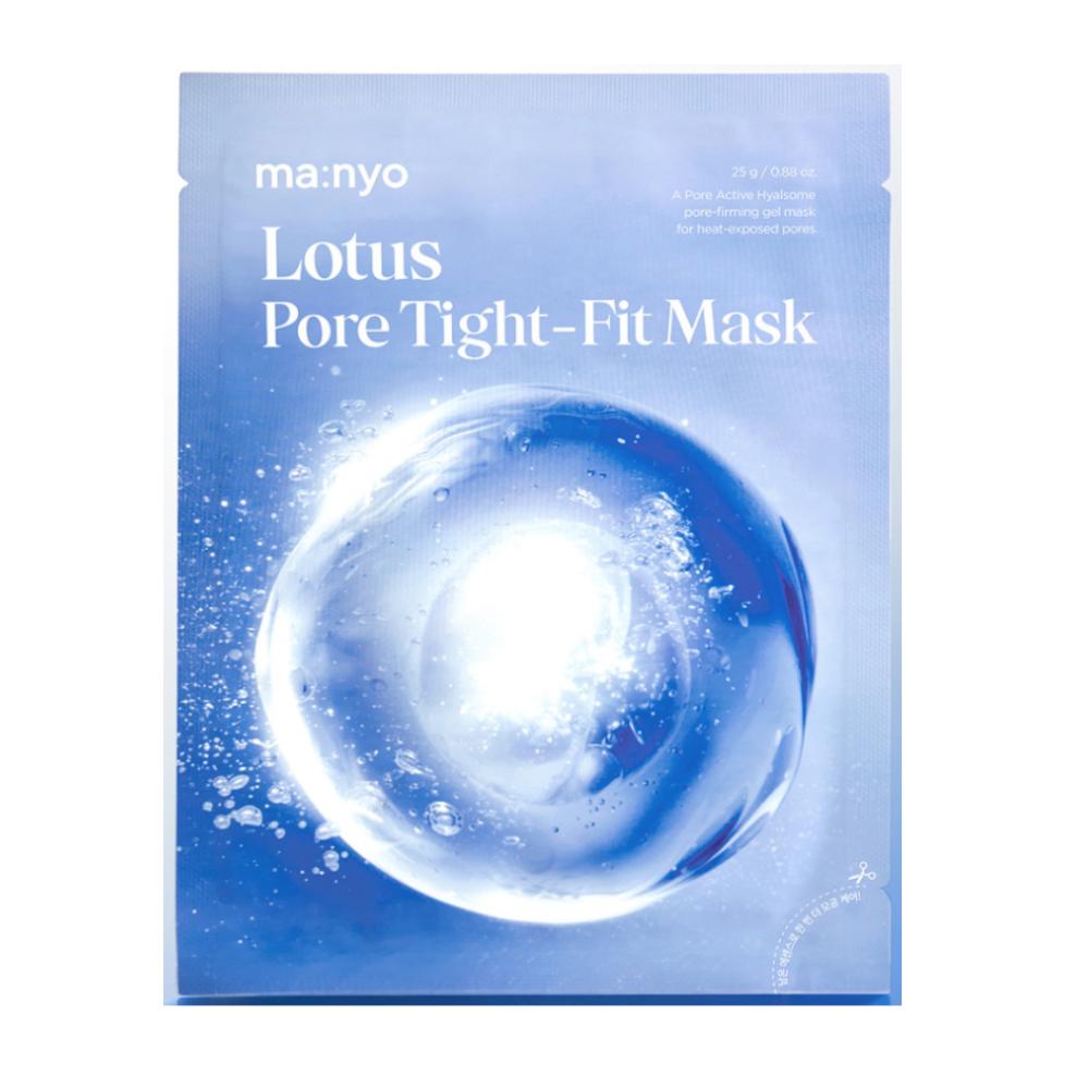 

ma:nyo Lotus Pore Tight-Fit Mask 10 Sheets | Pore Tightening & Sebum Control K-Beauty Calming Sheet Mask