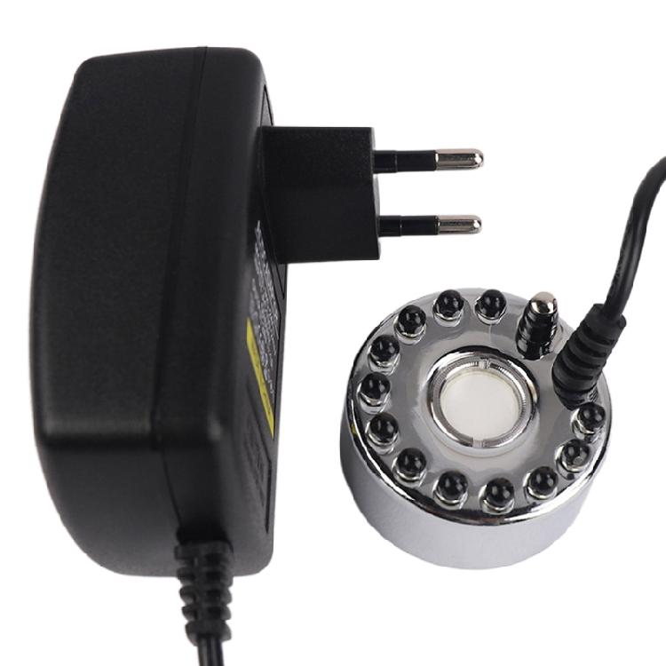 Ультразвуковой генератор тумана со светодиодной подсветкой, распылитель для пруда, сменный увлажнитель