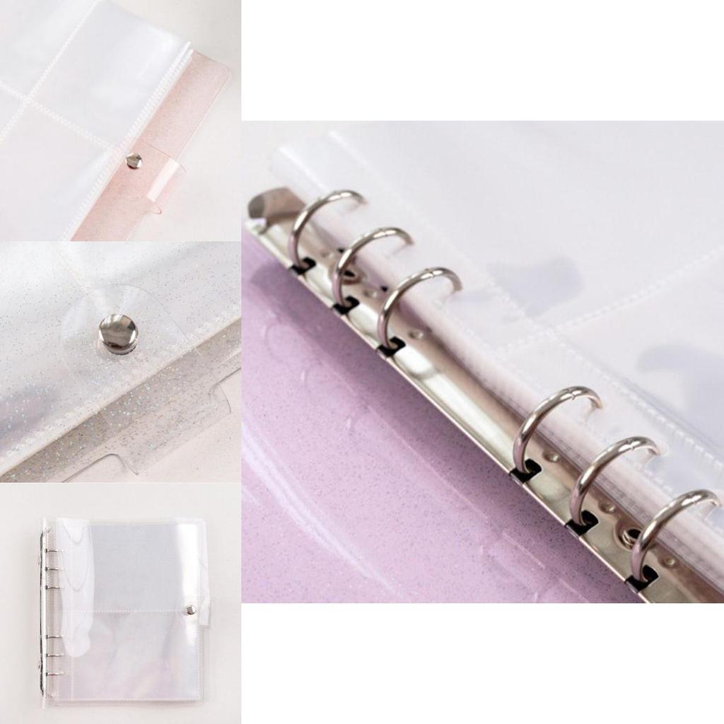 Big Capacity 6hole Photo Album With Glitter Pp Cover For Weddings And Celebrations