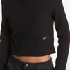 Michael Kors Solid Color Turtleneck Pullover Sweater Women sweater Black MF260HD6V1-001